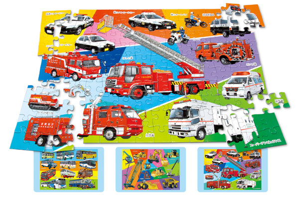 KUMON STEP 5 “More Service Cars” / 96, 117 and 140 pieces (3yrs+)のイメージ